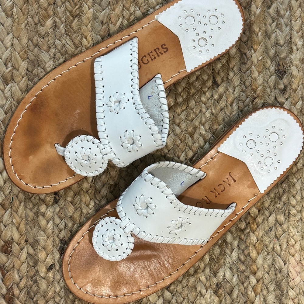 Jack Rogers Women's White Sandals